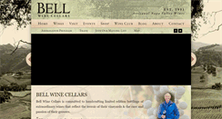 Desktop Screenshot of bellwine.com